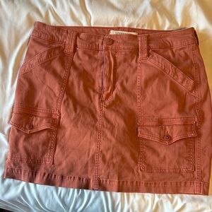 Liverpool Terracotta Mini Skirt